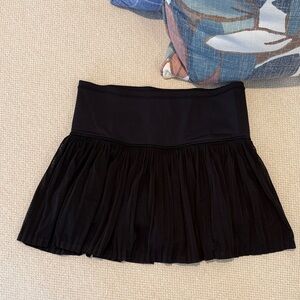 Athleta Black Pleated Skort